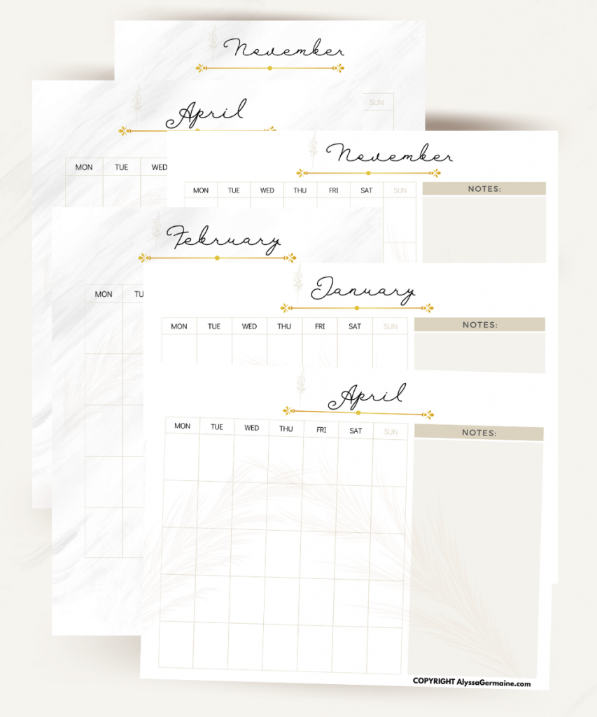 simplifying schedule workbook by alyssa product showcase front cover 3