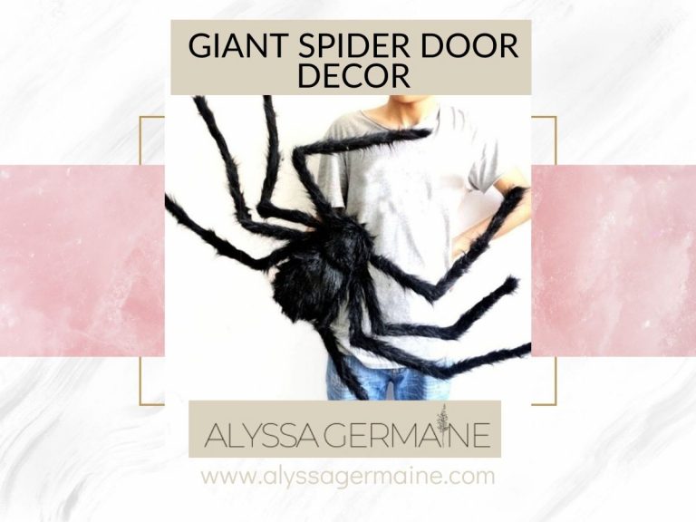 giant spider halloween decoration