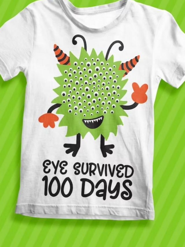 100 days of school shirt ideas