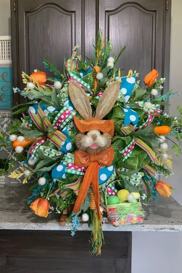 57 Best Pastel Dream Easter Spring Wreaths For Front Door 27 Easter Bunny Wreath Easter Wreath Easter Decorations Easter Decor Easter Swags Door Decor