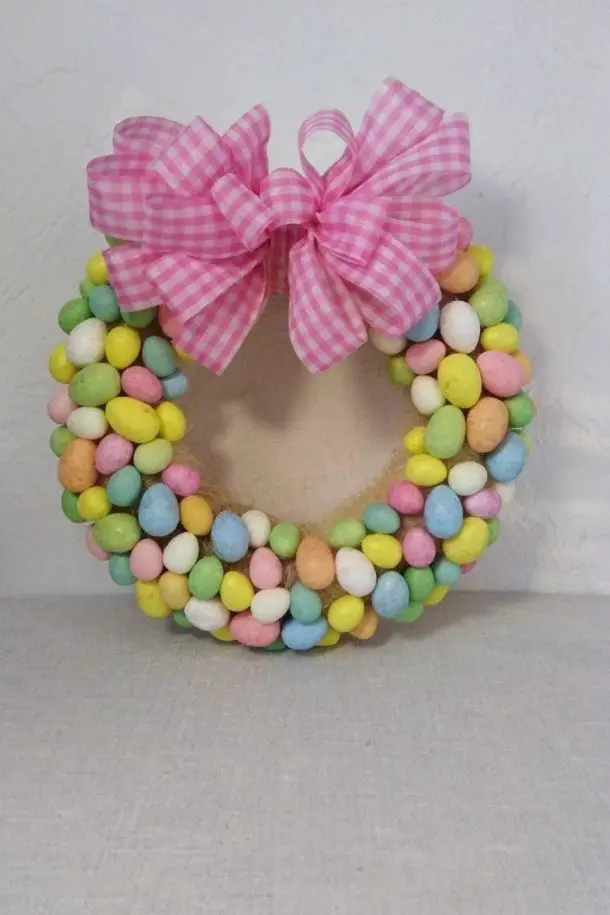 57 Best Pastel Dream Easter Spring Wreaths For Front Door 50 Easter Wreath Easter Egg Wreath Egg Wreath Spring Wreath
