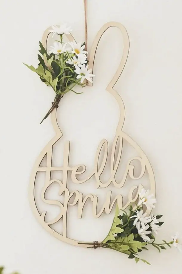 57 Best Pastel Dream Easter Spring Wreaths For Front Door 33 Wooden Hello Spring Wreath Easter Bunny Wreath Spring Wedding Decor Spring Decorations Easter Wreath Easter Decorations Spring Garland