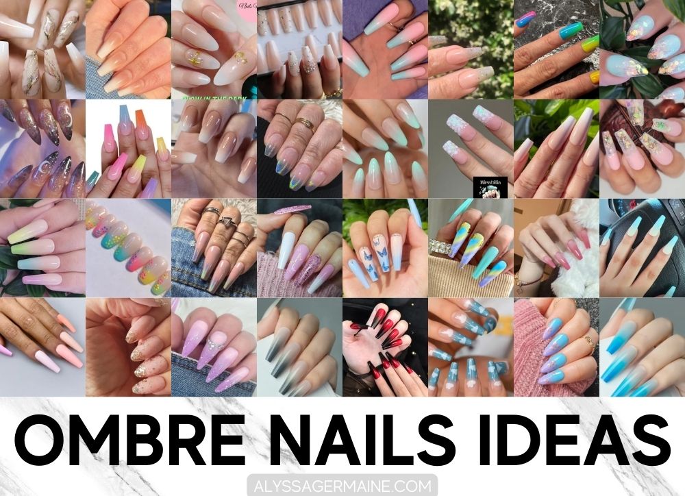 31+ Ombre Nails Different Color On Each Nail To Love 1 ombre nails different color on each nail