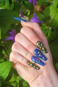How To Do Galaxy Nails Without Sponge Ideas 11 alyssagermaine.com 22 1