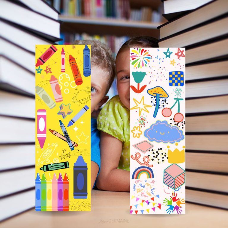 FREE Printable Bookmarks For Kids That Are Colorful And Fun 1 kids fun books