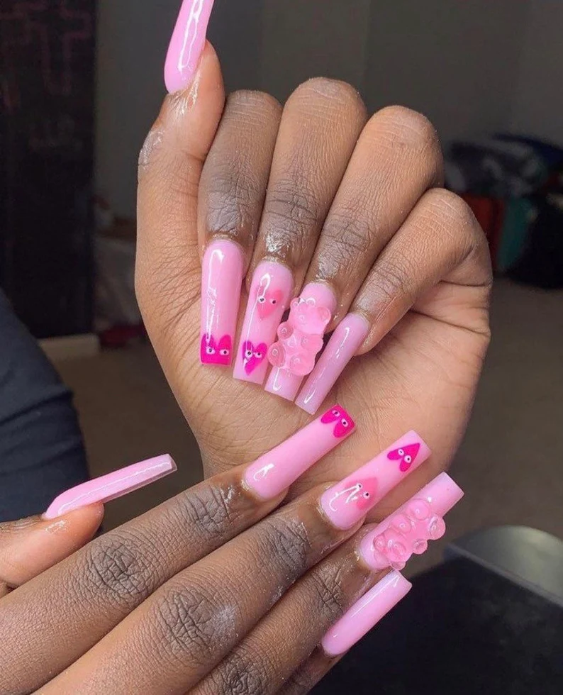 81 Cute Nails Designs To Get For Your Birthday 47 image 318