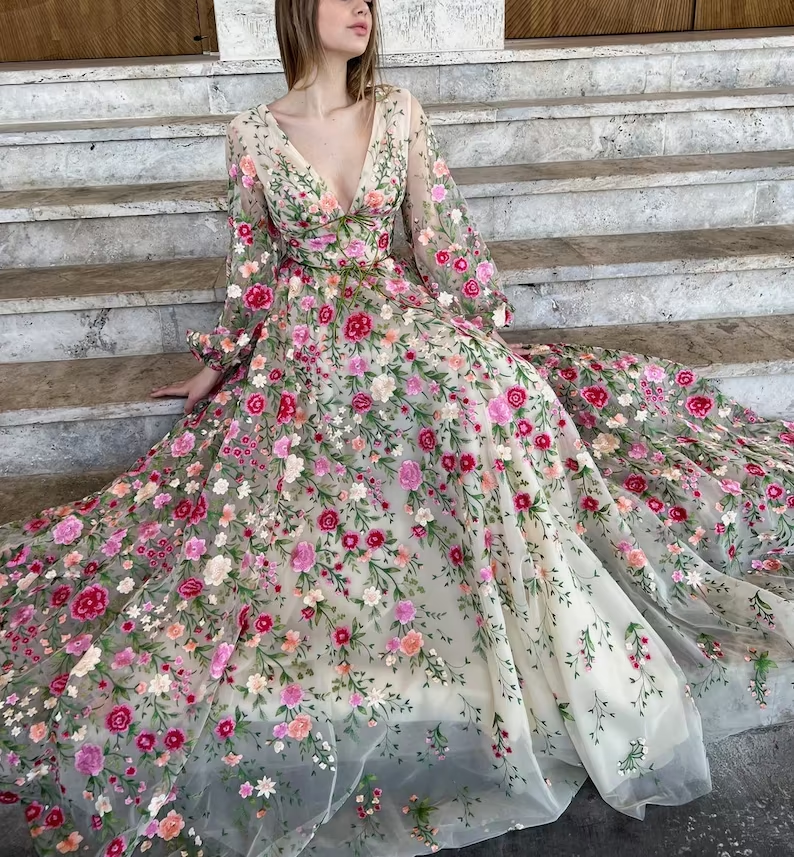 73 Floral Prom Dresses To Bloom Like A Princess 9 image 418
