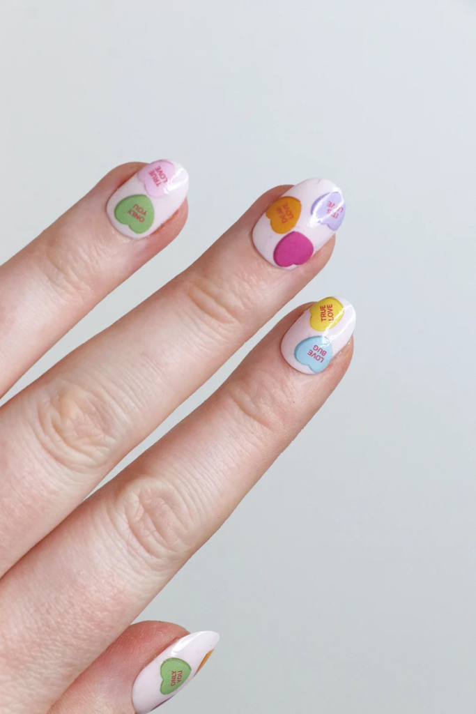 35 Beautiful Heart Nail Designs To Spread Your Love 8 image 29