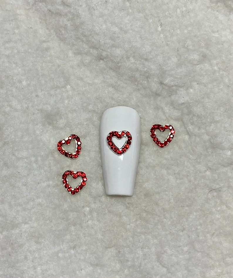 35 Beautiful Heart Nail Designs To Spread Your Love 11 image 34