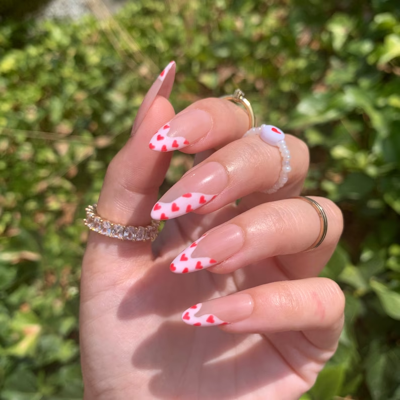 35 Beautiful Heart Nail Designs To Spread Your Love 24 image 48