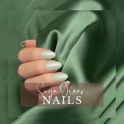 Sage Green Nails