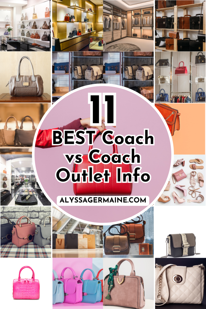 Coach vs. Coach Outlet: Your Ultimate Resource 1 Coach vs Coach Outlet