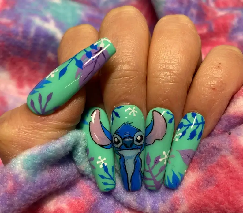 50 Enchanting Disney Nails: Unlocking the Magic on Your Fingertips 33 disney nails 10