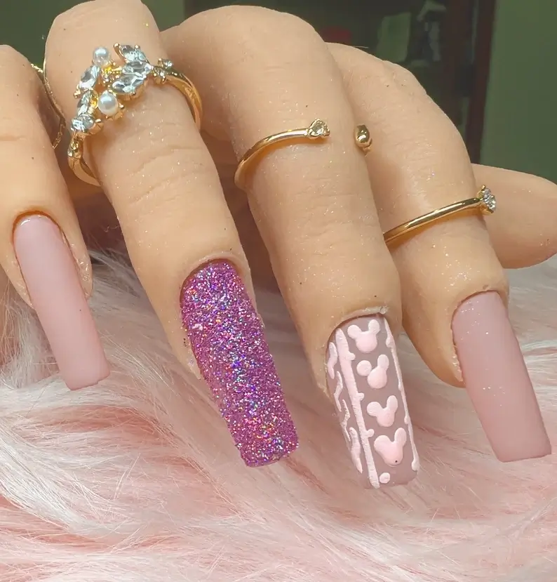 50 Enchanting Disney Nails: Unlocking the Magic on Your Fingertips 32 disney nails 12
