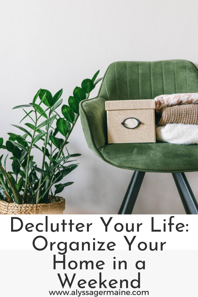 Declutter Your Life: Organize Your Home in a Weekend