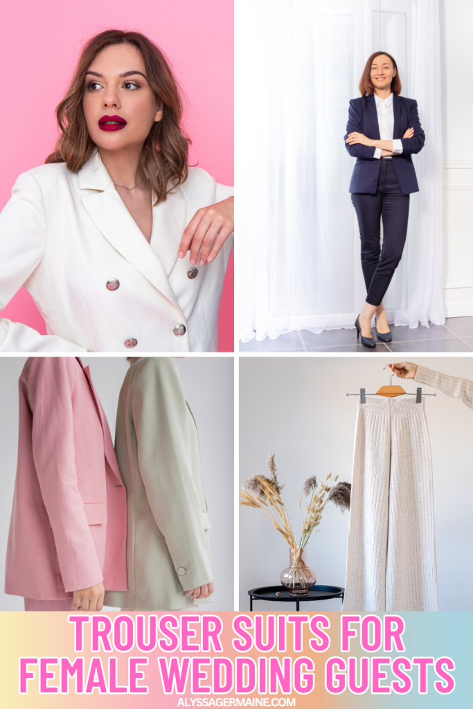 Trouser suits for female wedding guests