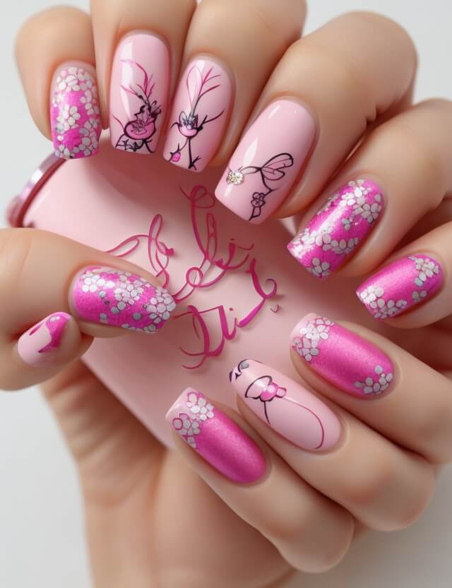 Absolute Reality v16 barbie nail art 0 3 1