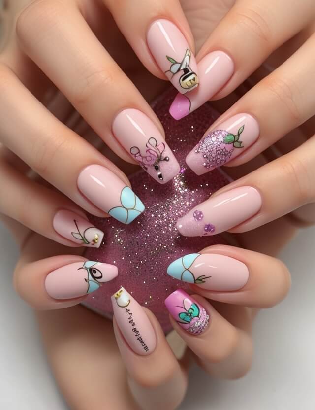 barbie nail art 0 1 1